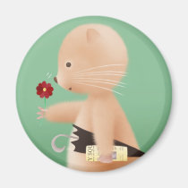 Mr Hamster goes to work magnets