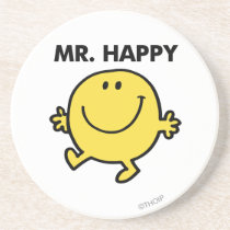 Mr Happy Classic 2 Beverage Coasters