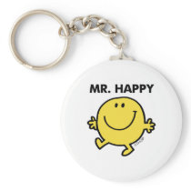 Mr Happy Classic 2 Key Chains