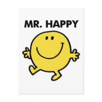 Mr Happy Classic 2 Postcards