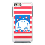Mr Happy Patriotic Red White And Blue Icon 2 OtterBox iPhone 6/6s Plus Case