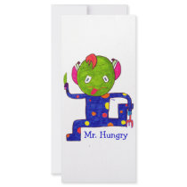 Mr. Hungry Custom Rack Card