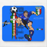 Mr Italian Stallion Forza Azzurri Italy 2010 gifts Mousepads