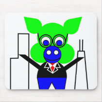 Mr. Jacob from Chicago mousepads by lonvig Mr. Jacob from Chicago mousepads
