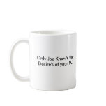 Mr Joe PC Store Sign Correct, Only Joe Know's t... Coffee Mugs