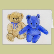 "Mr. McCuddles and Blue Bear" cards