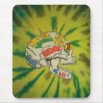 Mr  Mean Tie Die Mouse Pads