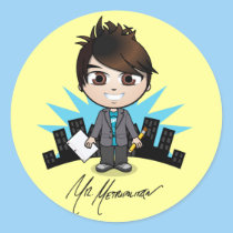"Mr. Metropolitan" Stickers stickers