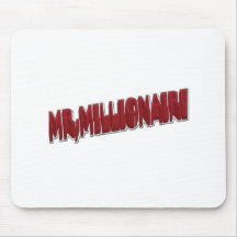 MR,Millionaire Red 3 Dimension Mouse Pads