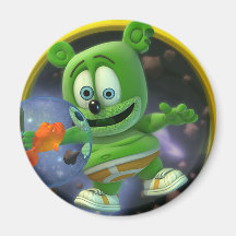 Mr. Mister Gummibär Round Magnet