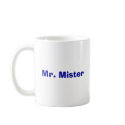 Mr. Mister mugs