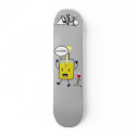 Mr. Molotov and friend skateboards by GeorgeCurious Mr. Molotov and friend skateboards