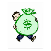Mr. Moneybags Postcard