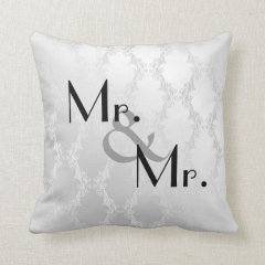 MR & MR. GAY  PILLOW GREAT GIFT