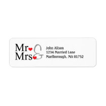 Mr. & Mrs. Address Label