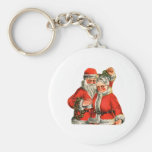 Mr. & Mrs. Claus Keychain