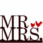 Mr &amp; Mrs Farmer Cake Topper Photo Cutout