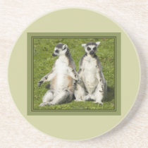 Mr & Mrs Lemur Coasters