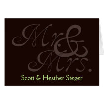 Mr. & Mrs. - Lime