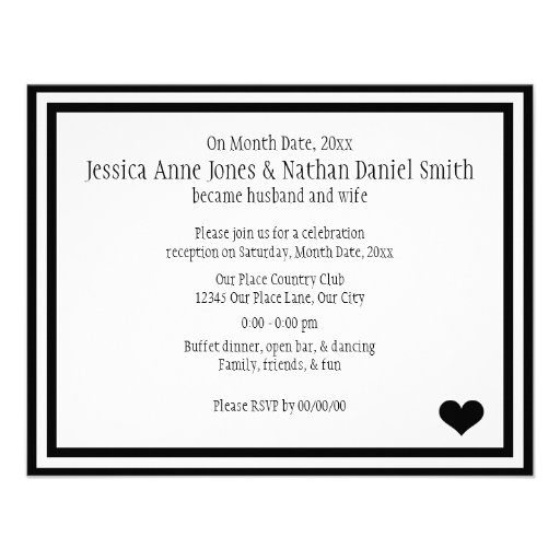 Mr. & Mrs. Personalized Invitation
