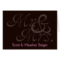 Mr. & Mrs. - Pink