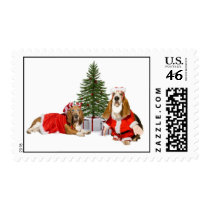 Mr & Mrs. Santa Paws Postage
