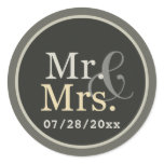 Mr. & Mrs. stickers