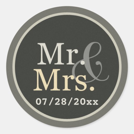 Mr. & Mrs. Stickers