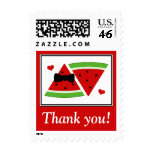 Mr & Mrs Watermelon Summer Thank You Postage