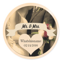 Mr. & Mrs. Wedding Stickers by PersonalExpressions Mr. & Mrs. Wedding Stickers