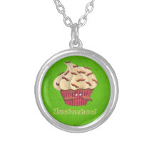 Mr Mustached Cupcake Jewelry