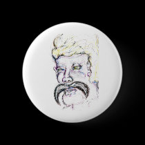 Mr Mustachio Heraclitus buttons