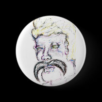 Mr Mustachio Heraclitus buttons