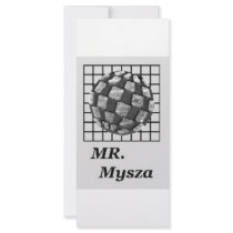 MR. MYSZA rack cards by LOOSIELUCY MR. MYSZA rack cards
