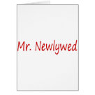 postcard - Mr. Newlywed (Red)