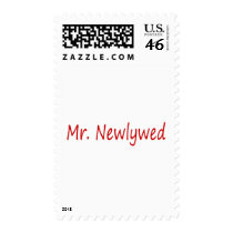 Mr. Newlywed (Red) Postage