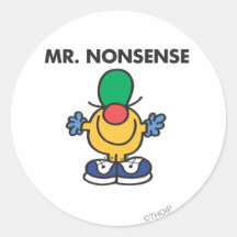 Mr Nonsense Classic Sticker
