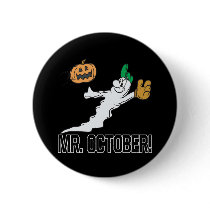 Mr October Pinback Button