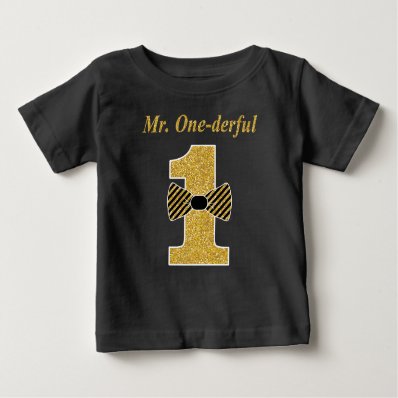 Mr. ONE-derful Toddler T-shirt, Mr. Onederful Tee Shirts
