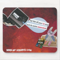 Mr Papers - CCTV mousepads by HoraceP Mr Papers - CCTV mousepads