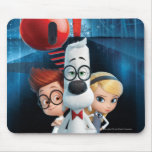 Mr. Peabody & Sherman in the Wabac Room Mouse Pad