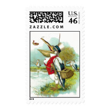 MR PELICAN FISHING POSTAGE