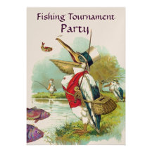 MR PELICAN FISHING TOURNAMENT PARTY INVITE