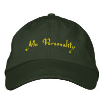 Mr. Personality Embroidered Hat