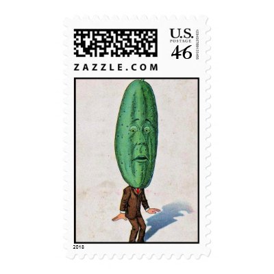 Mr. Pickle Stamp by artbymar