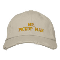 Mr. Pickup Man embroidered hats