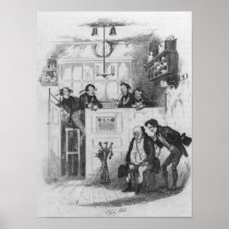 Mr. Pickwick and Sam in the attorney's office Poster