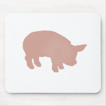 Mr. Pig Mouse Pads