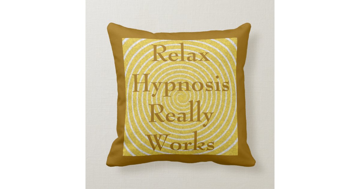 Mr. Pillow Hypnosis Pillow Zazzle