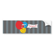 Mr.Pique Poppycock bumper sticker